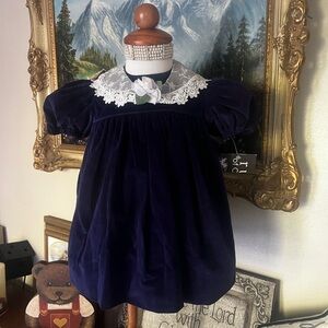 💜 Ruth of Carolina Purple Velvet
Lace Collar Dress 2T NWT 68.00